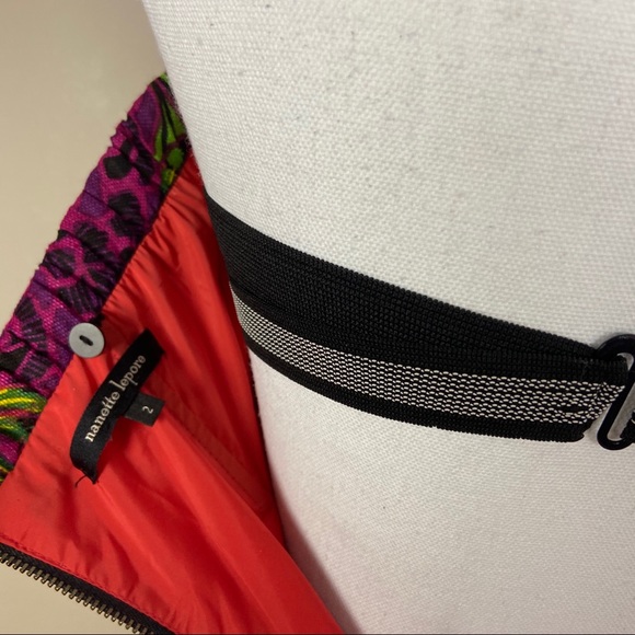 Nanette Lepore Red Strapless Tropical Dress 2 - Picture 7 of 9